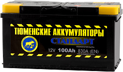 АКБ ТЮМЕНСКИЕ АККУМУЛЯТОРЫ СТАНДАРТ 6ст-100 (о.п.) 830А 353*175*192
