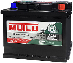 АКБ MUTLU AGM M1 6ст-60 (о.п.) 680А 242*175*190 