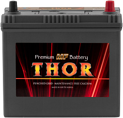 АКБ THOR Asia 6ст-55 (о.п.) 500А 237*127*220 (70B24L SMF) тонк. кл.