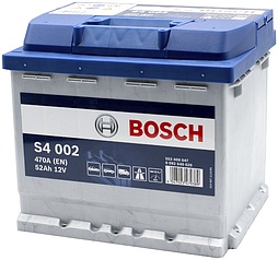 АКБ BOSCH Silver S4 002 6ст-52 (о.п.) 470А 207*175*190 552 400 047