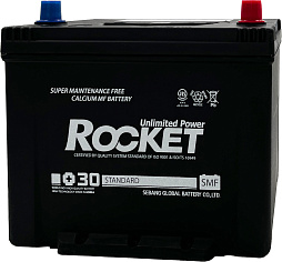 АКБ ROCKET Asia 6ст-80 (п.п.) 670А 260*175*225 (SMF85D26R) (2024г)