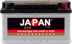 АКБ JAPAN STAR EFB 6ст-80 (о.п.) 760А 315*175*175 (EFB 80D LB4) низк