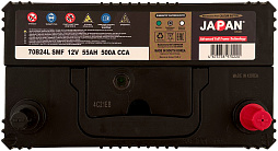 АКБ JAPAN STAR Asia 6ст-55 (о.п.) 500А 237*127*220 (70B24L SMF) тонк. кл.