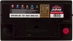 АКБ JAPAN STAR EFB 6ст-80 (о.п.) 760А 315*175*175 (EFB 80D LB4) низк