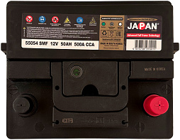 АКБ JAPAN STAR 6ст-50 (о.п.) 500А 207*175*190 (55054 SMF)