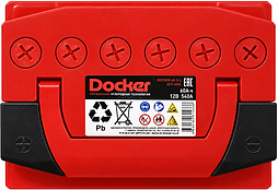 АКБ DOCKER 6ст-60 (п.п.) 540А 242*175*190