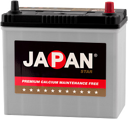 АКБ JAPAN STAR Asia 6ст-55 (о.п.) 500А 237*127*220 (70B24L SMF) тонк. кл.