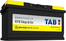 АКБ TAB EFB Stop & Go 6ст-90 (о.п.) 850А 353*175*190 (59088 EFB) 