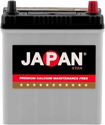 АКБ JAPAN STAR Asia 6ст-45 (о.п.) 400А 187*127*220 (50B19L SMF) тонк. кл.