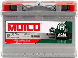 АКБ MUTLU AGM M1 6ст-70 (о.п.) 760А 278*175*190
