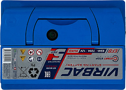 АКБ VIRBAC EFB 6ст-65 (п.п.) 720А 242*175*190