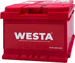 АКБ WESTA 6ст-60 (о.п.) 600А 242*175*175 (SMF56077) низк.