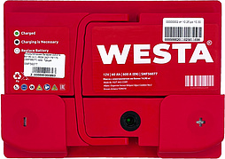 АКБ WESTA 6ст-60 (о.п.) 600А 242*175*175 (SMF56077) низк.
