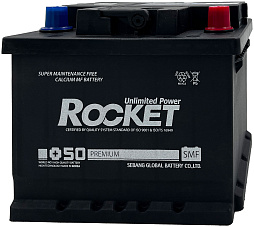 АКБ ROCKET 6ст-50 (о.п.) 500А 208*175*175 низк. (SMF 50L LB1) (2024г)
