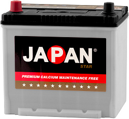 АКБ JAPAN STAR Asia 6ст-65 (п.п.) 600А 232*175*220 (75D23R SMF)